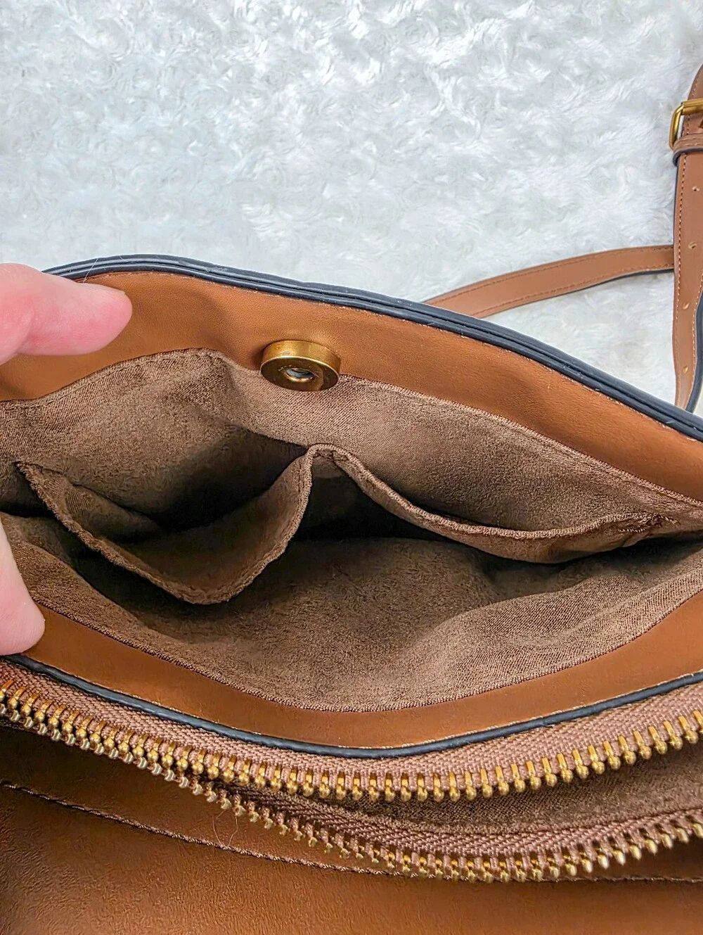 Steve Madden Brown Satchel Handbag